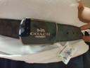 蔻馳（COACH）【品牌直供】七夕禮物男士雙面38MM腰帶炭黑色CY943QBMI5 曬單實(shí)拍圖