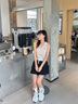 CAMILA KSENIA官網(wǎng)小c&k老爹鞋女夏季2025新款時(shí)尚厚底透氣網(wǎng)面小白休閑運(yùn)動(dòng)鞋 米白色 37 曬單實(shí)拍圖
