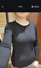 優(yōu)衣庫女裝高舒暖HEATTECH ULTRA WARM圓領T恤/長袖新款478965 09 黑色 M 曬單實拍圖