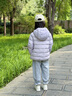 巴拉巴拉童裝兒童排骨羽絨服男童女童親子裝輕薄內膽2025年新款冬裝外套潮 云粉紫-連帽-白鴨絨 清潔度1000+ 120 充絨量42g 曬單實(shí)拍圖