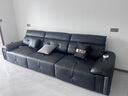 酷比得電動(dòng)沙發(fā)床意式極簡(jiǎn)三人位小戶(hù)型多功能伸縮真皮沙發(fā)客廳 【升級版】三人位3.4米.三功能 曬單實(shí)拍圖