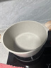 TAKSAT湯鍋麥飯石不粘鍋燉鍋蒸鍋煮粥煲湯一鍋多用燃氣灶電磁爐通用湯鍋 （3-4人適用）湯鍋白 24cm 曬單實拍圖