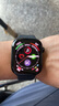 Apple/蘋果 Watch Series 10 智能手表GPS+蜂窩款46毫米亮黑色鋁金屬表殼黑色運(yùn)動(dòng)型表帶M/L MWYK3CH/B 曬單實(shí)拍圖