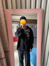 回力衛衣男連帽秋季ins風(fēng)貓咪帶帽衫青少年寬松中性風(fēng)上衣情侶裝外套 【春秋款】黑色(h大涂鴉畫(huà)畫(huà)前領(lǐng)口標) L /175(建議120斤-140斤左右) 曬單實(shí)拍圖
