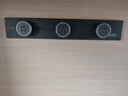 飛利浦（PHILIPS）明裝軌道插座/可移動(dòng)墻壁開關(guān)插座/0.5m+3*五孔/電力導(dǎo)軌插排/插板/插線板 耀夜黑 曬單實(shí)拍圖