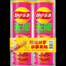 樂事（Lay's）無限薯片 鮮濃番茄味 104克*2罐 208克 休閑零食 膨化食品 曬單實拍圖