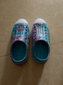 Skechers斯凱奇童鞋一腳蹬洞洞鞋女童涼鞋夏中大童沙灘鞋兒童拖鞋308004L 曬單實(shí)拍圖