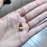 timebetter天然黃水晶銀項(xiàng)鏈女水滴輕奢靚麗鎖骨鏈本命年生日禮物送證書 套1/黃水晶銀項(xiàng)鏈+玫瑰禮盒 默認(rèn)1 曬單實(shí)拍圖