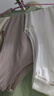 【2件裝】曼妮芬圓領(lǐng)無(wú)痕打底衫 莫代爾純色修身背心女外穿內搭20430299 993白+灰 165 曬單實(shí)拍圖