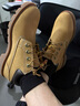 添柏嵐（Timberland）踢不爛男鞋大黃靴戶(hù)外防潑水防污偏大|A1P3L A1P3LW/小麥色 TB1 僅批次不同 40 曬單實(shí)拍圖