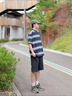 思凱樂(lè )戶(hù)外涼感速干短褲男四面高彈耐磨寬松休閑運動(dòng)褲女F3316D20 曬單實(shí)拍圖