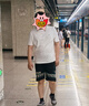 九牧王男裝短袖T恤男【涼感透氣抑菌T恤】夏季柔軟透氣短袖T恤上衣男 曬單實(shí)拍圖