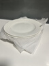 玉蝶景德鎮(zhèn)陶瓷純白色盤子西餐盤平盤碟圓盤菜盤骨瓷吐骨碟點(diǎn)心盤家用 7英寸白色平盤6個(gè)裝 曬單實(shí)拍圖
