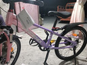 鳳凰（Phoenix）自行車男女變速山地自行車碟剎兒童自行車青少年學(xué)生單車 星際 粉紫 丨單速+碟剎+輻條輪 22寸【適合130-170cm】 曬單實拍圖