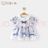 巴厘小豬（BALIPIG）【斷碼清倉(cāng)】女童連衣裙洛麗塔嬰兒公主裙一周歲女孩衣服 熱氣球旅行記 80 cm 曬單實(shí)拍圖