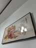 出寫(xiě)百財(cái)圖餐廳裝飾畫(huà)水果五谷豐登雜糧畫(huà)橫版飯廳飯店墻上包間掛畫(huà) A-百財(cái)納福 100*40cm  【晶瓷工藝+鋁合金外框】 曬單實(shí)拍圖