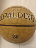 斯伯丁（SPALDING）籃球飛行員06防塵吸濕十字型顆粒PU皮室內(nèi)外通用7號成人青少年 曬單實拍圖