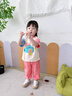 漢唐貝貝女童夏季短袖套裝兒童小女寶寶洋氣時(shí)髦網(wǎng)紅夏裝潮衣服炸街潮服 粉色 120 (建議105-115cm 4-5.2周歲) 曬單實(shí)拍圖