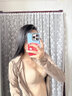 OEING內衣女小胸顯大聚攏升杯鏤空蝴蝶結提拉上托防外擴無(wú)鋼圈文胸罩 乳白色單件 L （36/80AB杯）厚1.8cm 曬單實(shí)拍圖