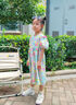 La Chapelle拉夏貝爾女童連衣裙2025新款洋氣兒童夏裝裙子寶寶碎花甜美公主裙 公主裙 120 建議身高111-120cm 曬單實(shí)拍圖