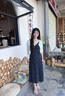 Ebonka高端真皮銀色涼鞋女2025新款夏季蝴蝶結(jié)法式?jīng)鐾闲獯┐指吒?銀色[6cm跟高] 37 曬單實拍圖
