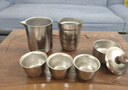 艾曼格（IMOGY）純鈦旅行茶具套裝茶杯節日送禮隔熱防燙戶(hù)外露營(yíng)便攜快客杯泡茶杯 鈦本色1壺3杯禮盒裝【內外純鈦】 曬單實(shí)拍圖