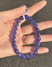 侗秘收藏級坦桑石手鏈天然老礦紫藍水晶寶石單圈手鏈飾品七夕生日禮物 7A收藏級坦桑石 8mm 曬單實(shí)拍圖