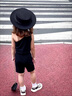 G.DUCKKIDS小黃鴨女童鞋帆布鞋2025春季新款兒童鞋子板鞋秋款運動鞋幼兒園女 黑色 26 _內(nèi)長16.8厘米 曬單實拍圖
