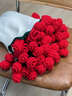 一面墻情人節禮物送女友閨蜜生日禮物高級感玫瑰花束毯子成品辦公室午睡 【手工花束毯-繁花大】-1.5m+63朵玫瑰花-送禮品袋 曬單實(shí)拍圖