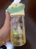 膳魔師（THERMOS）兒童水杯tritan吸管杯小學(xué)生開(kāi)學(xué)必備水壺小熊貓420ml黃 曬單實(shí)拍圖