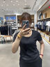 森馬（Semir）[商場同款]短袖T恤女短款涼感緊身2025夏大圓領(lǐng)上衣101325100006 曬單實(shí)拍圖
