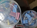 京東京造 1#彩色長(zhǎng)尾夾燕尾夾50mm（12只）票夾鳳尾夾蝴蝶夾票據(jù)夾金屬票據(jù)文件夾 曬單實(shí)拍圖