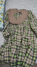 巴拉巴拉兒童連衣裙秋冬季學(xué)院風(fēng)公主裙女中大童裙子梭織復古方格 咖綠色調00454 160cm 曬單實(shí)拍圖