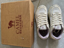 駱駝（CAMEL）漫游戶外復(fù)古慢跑鞋女休閑運(yùn)動 K23S09L7014-1 米白/香芋紫 39 曬單實(shí)拍圖