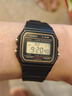 卡西歐（CASIO）復(fù)古經(jīng)典學(xué)生運動防水情侶夜光電子表 中性風(fēng)小方塊A158/A168 A158WA-1D（主推） 曬單實拍圖