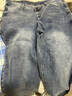 BORURZ 秋季牛仔褲男寬松直筒大碼男裝胖子闊腿褲男士彈力休閑加肥佬長(cháng)褲子 藍色 38適合(180-190)斤 曬單實(shí)拍圖