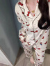 波點(diǎn)kitty真絲睡衣女長(zhǎng)袖夏季薄款高級(jí)感桑蠶絲家居服禮盒送女友 波點(diǎn)kitty【長(zhǎng)袖+長(zhǎng)褲】 L 建議【100-120斤】 曬單實(shí)拍圖