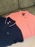 TOMMY JEANS【潮流鑲邊】25夏季男裝純棉珠地網(wǎng)眼商務(wù)翻領(lǐng)短袖T恤POLO20745 藏青色C1G M 曬單實(shí)拍圖