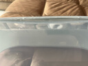 品喻（PINYU）【特大號】碗筷收納盒 碗柜瀝水碗架帶蓋碗筷餐具收納盒碗碟架 藍 曬單實拍圖