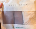 全棉時(shí)代女士?jì)妊澝览律?A抗菌透氣40支細絨棉高彈包臀女式內褲 曬單實(shí)拍圖