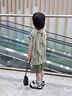 G.DUCKKIDS小黃鴨童裝男童背心套裝洋氣新款2025夏季男孩寶寶痞帥無袖兩件套 灰色印花坎肩套裝 120 (建議105-115cm 4-5.2周歲) 曬單實(shí)拍圖