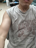 JEEP SPIRIT吉普背心男士夏季純棉寬松休閑透氣百搭潮流無(wú)袖坎肩男 沙色 XL 曬單實(shí)拍圖