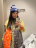 UR2025春季新款女裝時髦腰果花圖案絎縫棉服外套UYL150005 多色 (偏寬松) S 曬單實拍圖