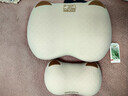 米湯（rice soup）汽車(chē)頭枕腰靠套裝護頸枕天然乳膠7A抗菌車(chē)用車(chē)載靠枕頭護腰背靠墊 曬單實(shí)拍圖