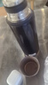 蘇泊爾（SUPOR）保溫杯茶水分離泡茶杯男女士大容量水杯316L不銹鋼車(chē)載杯子送禮物 玄黑-600mL【磁吸杯蓋】 曬單實(shí)拍圖