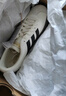 adidas T頭鞋 VL COURT復古板鞋德訓鞋男女阿迪達斯輕運動 漢玉白/黑色/樹脂黃   41 曬單實拍圖