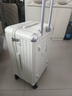 SGG帶杯架可充電收納登機箱拉桿箱學(xué)生行李箱旅行箱五輪多功能 雪山白【杯架+充電口+手機支架】 26寸-常用尺寸 曬單實拍圖
