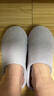 科柔科柔男女冬款居家戶(hù)外防滑可機洗長(cháng)幫保暖棉拖鞋 曬單實(shí)拍圖