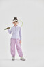 moonkids女童速干衣套裝2025秋季新款兒童網(wǎng)球半拉鏈訓(xùn)練服中大童戶外跑步 19579紫色速干長(zhǎng)袖 150 cm 曬單實(shí)拍圖
