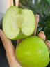 南步山西運城青蘋(píng)果 青怡蘋(píng)果青富士酸甜小蘋(píng)果綠平萍果新鮮孕婦水果 3斤 精選特大果【單果75-80mm】 曬單實(shí)拍圖